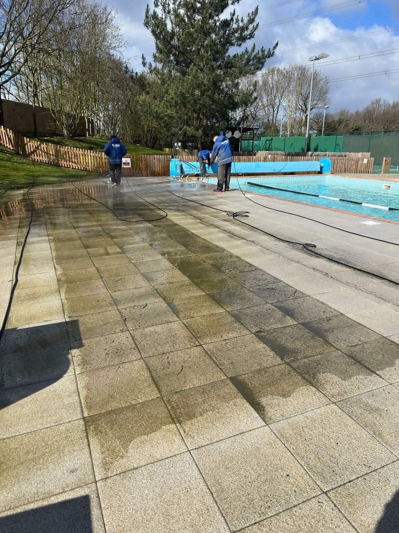 Team cleaning at David Lloyd