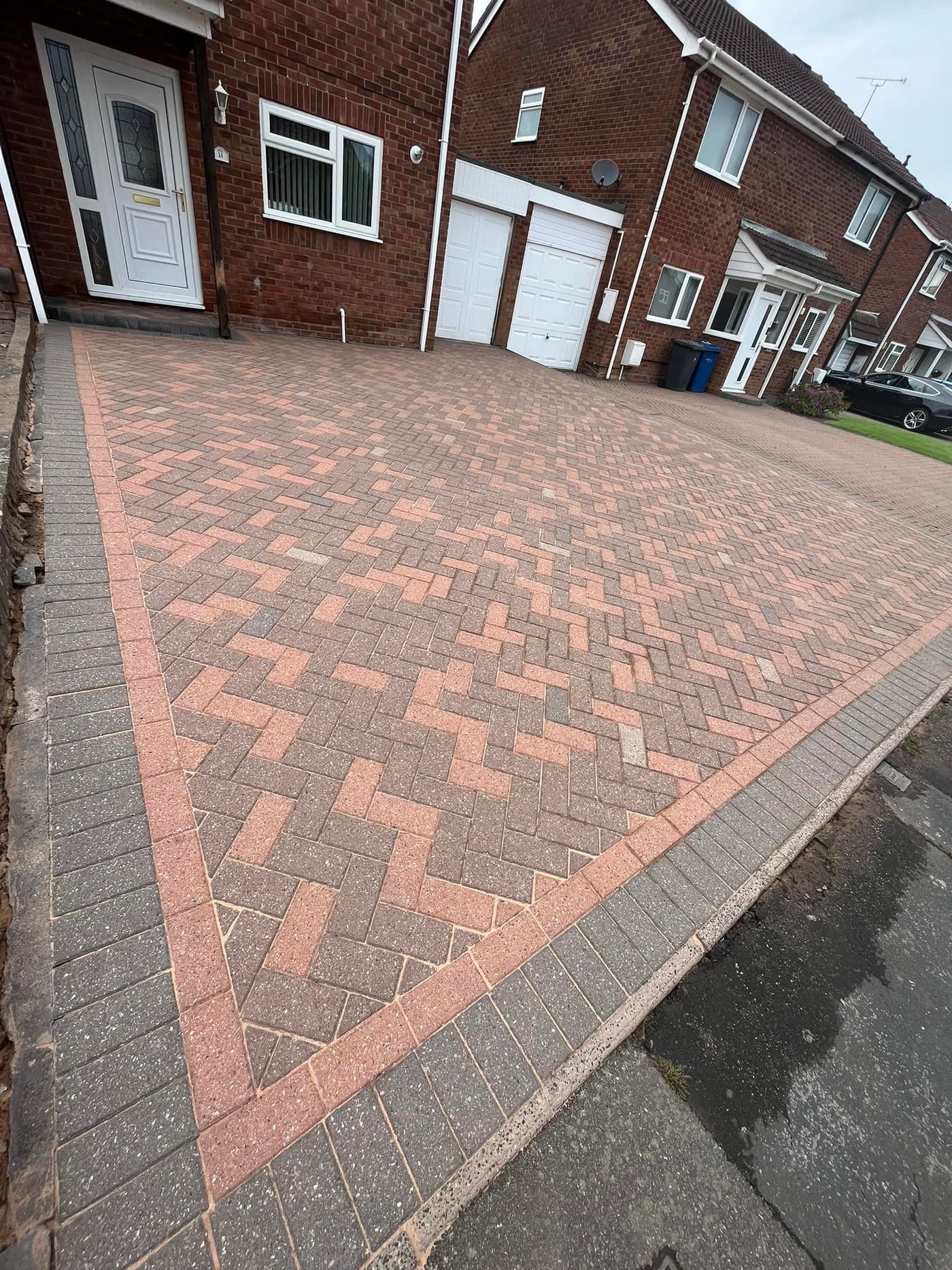 Driveway after cleaning