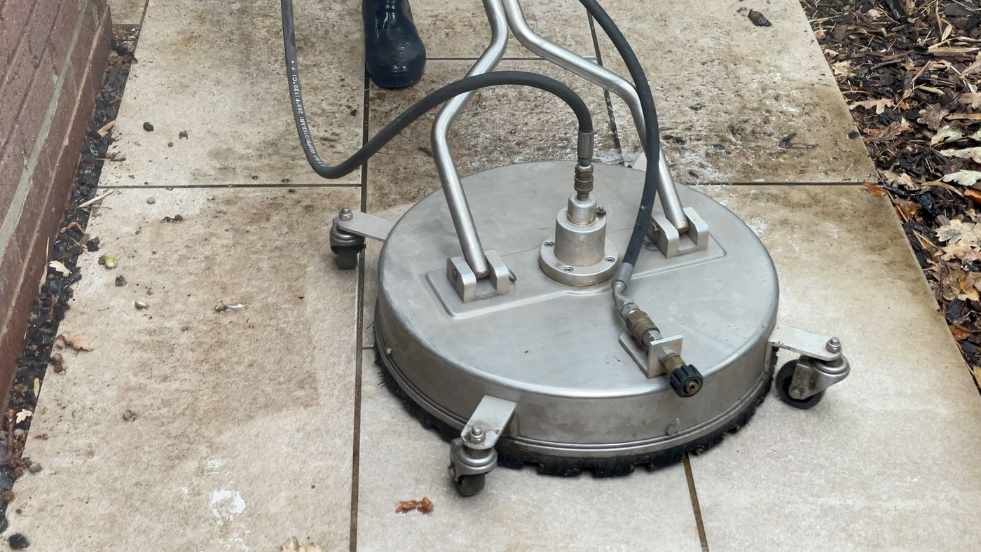 Driveway and patio cleaning