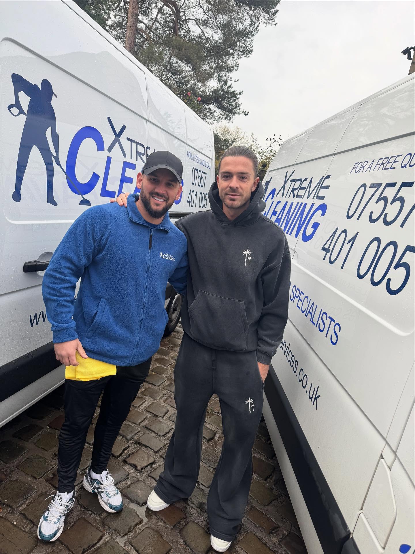 Steven with Jack Grealish
