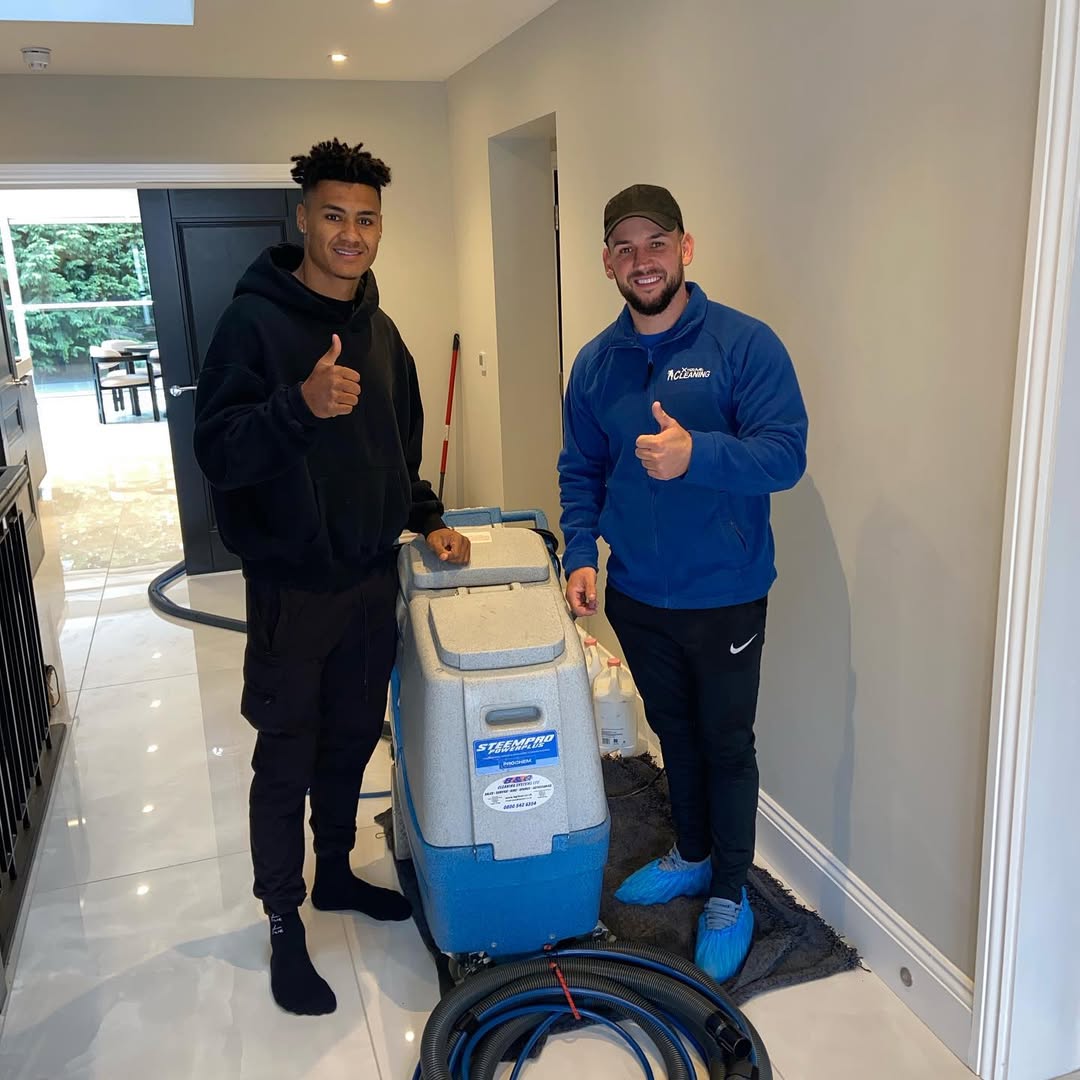 Steven with Ollie Watkins